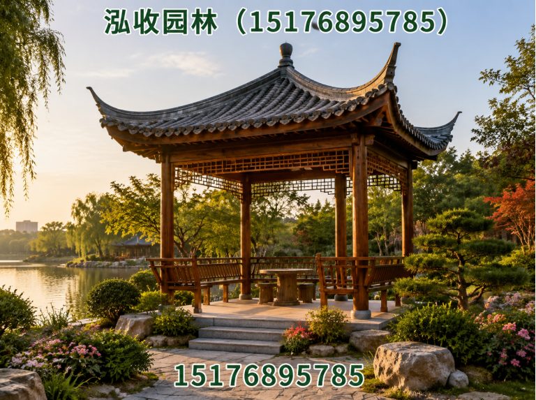 济南塑木地板展示图